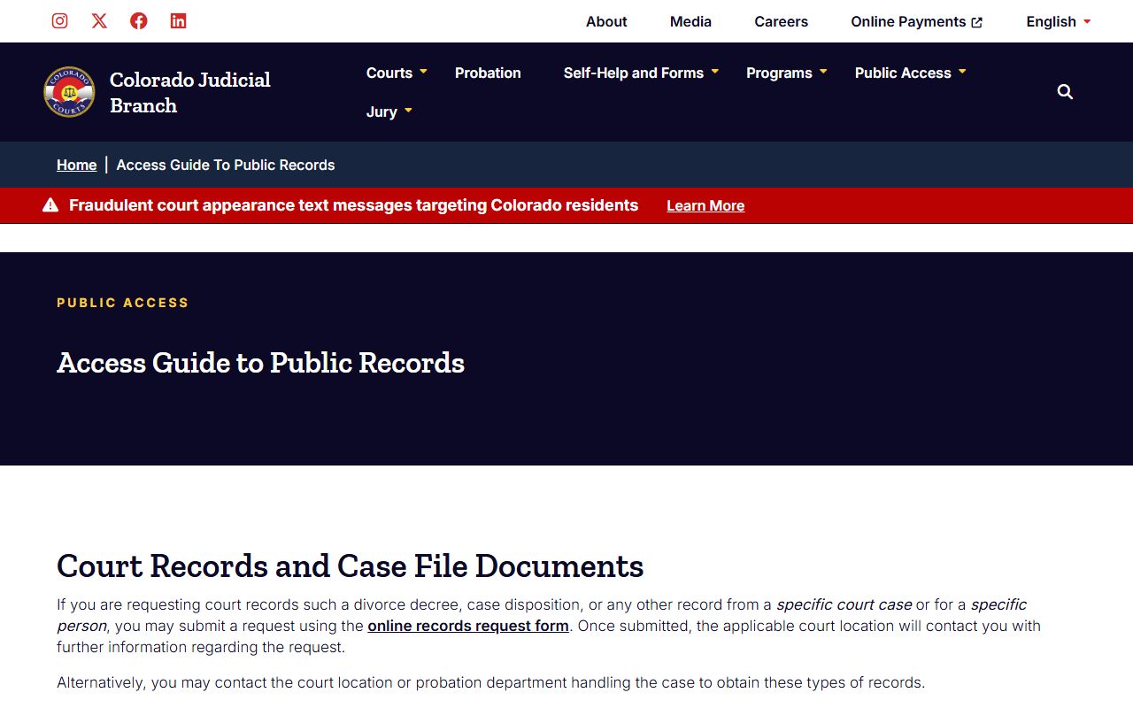 Moffat County court records public access guide after arrest